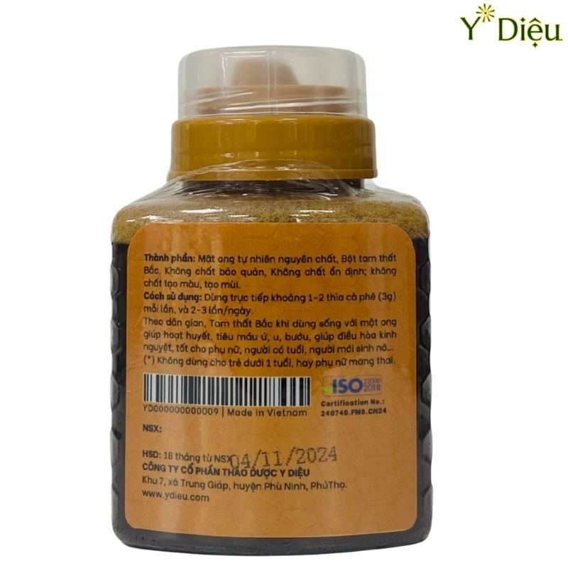 TAM THẤT MẬT ONG Y DIỆU, LOẠI CAO CẤP BỒI DƯỠNG SỨC KHỎE